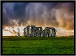 Krąg, Kromlech Stonehenge, Kamienie, Okolice Salisbury, Hrabstwo Wiltshire, Anglia