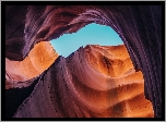 Kanion Antylopy, Pomarańczowe, Skały, Arizona, Stany Zjednoczone