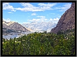 Park Narodowy Deosai, Dolina Skardu, Pakistan, Góry Karakorum, Rzeka, Drzewa