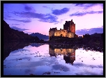 Zamek Eilean Donan, Wyspa Loch Duich, Jezioro Loch Duich, Region Highland, Szkocja