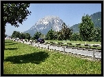 Góry, Droga, Auta, Austria