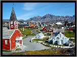 Grenlandia, Nuuk, Panorama, Miasteczka