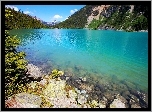 Jezioro, Kamienie, Góry, Joffre, Kanada
