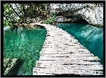 Jezioro, Most, Skały, Kamienie, Chorwacja