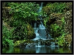 Wodospad, Kaskada, Roślinność