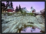 Latarnia Morska, Skały, Maine, USA