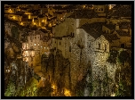 Miasto Cuenca, Hiszpania, Domy, Skały