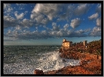 Morze, Zamek, Boccale, Livorno, Włochy