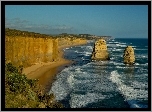 Morze, Skały, Wybrzeże, Australia