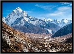 Nepal, Góry, Ama Dablam, Himalaje