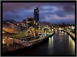 Hiszpania, Bilbao, Muzeum Guggenheima, Muzeum Sztuki Współczesnej, Rzeka Nervión