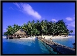 Ocean, Molo, Wyspa, Malediwy