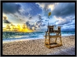 Plaża, Ocean, Palm Beach, Floryda, USA