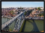 Portugalia, Porto, Miasto, Most, Rzeka