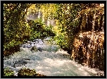 Las, Rzeka, Wodospady