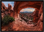 Stany Zjednoczone, Stan Utah, Park Narodowy Arches, Łuk skalny, Skały