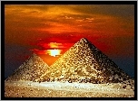 Zachód, Słońca, Piramidy