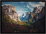 Stany Zjednoczone, Stan Kalifornia, Park Narodowy Yosemite, Dolina Yosemite Valley, Góry
