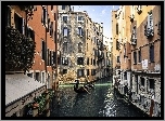 Wenecja, Włochy, Rzeka, Dom
