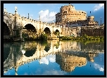 Włochy, Rzym, Rzeka, Most