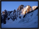 Góry, Ośnieżony, Szczyt, Światło, Cień, Aiguille de Triolet, W Masywie, Mont Blanc