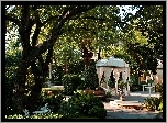 Park Andrei Antipin, Włochy, Krzewy, Drzewa, Pawilon