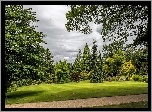 Ogród Garden Harlow Carr, Park, Drzewa, Krzewy, Miejscowość Harrogate, Anglia