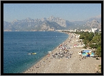 Antalya, Turcja, Plaża, Wybrzeże