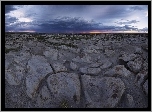Bisti Badlands, New Mexico, Skały, Kamienie, Niebo