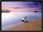 Indonezja, Bali, Plaża Sanur, Morze, Plaża, Leżak, Wakacje