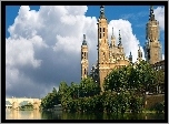 Bazylika Del Pilar, Rzeka, Saragossa, Hiszpania