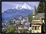 Gmina Berchtesgaden, Bawaria, Niemcy, Góry Alpy Salzburskie, Domy