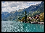 Góry, Jezioro, Lake Brienz, Brenz, Szwajcaria