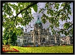 Budynek, Parlament, Ogród, Kanada