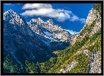 Góry, Chmury, Drzewa