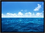 Ocean, Chmury, Niebo