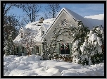 Zima, Dom, Śnieg