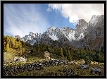 Góry, Drzewa, Chmury
