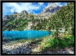 Kanada, Park Narodowy Yoho, Jezioro OHara, Góry, Drzewa