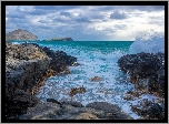 Ocean, Fale, Chmury