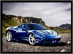 Ferrari 458, Italia, Droga, Góry, Skały
