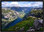 Góry, fjord, skały