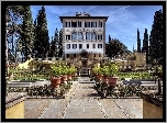 Florencja, Hotel, Salviatino, Ogród