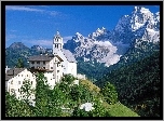 Góry, Dolomity, Alpy, Białe, Budowle