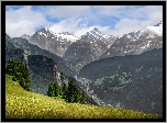 Góry, Alpy Berneńskie, Dolina, Szwajcaria