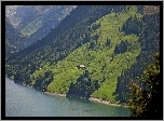 Góry, Lasy, Dom, Jezioro