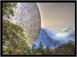 Drzewa, Góry, Radar