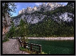 Góry, Droga, Jezioro Gosau, Austria
