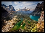 Góry, Las, Jezioro, Kanada