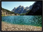 Góry, Lasy, Jezioro, Brzeg
